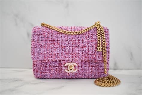 chanel tweed classic flap bag price|Chanel tweed bag for sale.